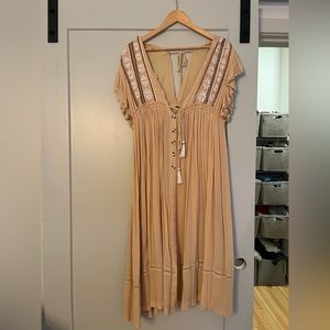 Free People Yellow Summer Dress